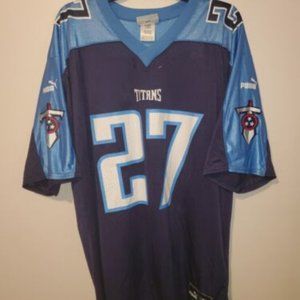 Vintage Eddie George Tennessee Titans Puma Football Jersey size Large